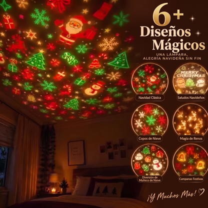 Proyector navideño-6 diseños en 1